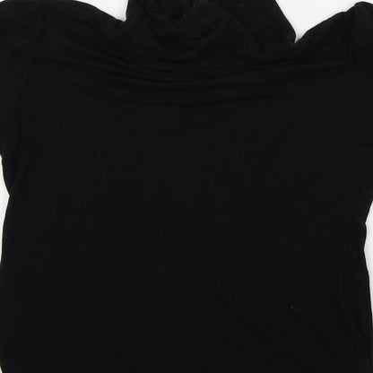 Hotdog Womens Black Colourblock  Basic T-Shirt Size M