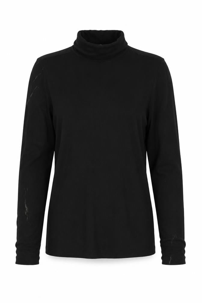 H&M Womens Black Colourblock  Basic T-Shirt Size M