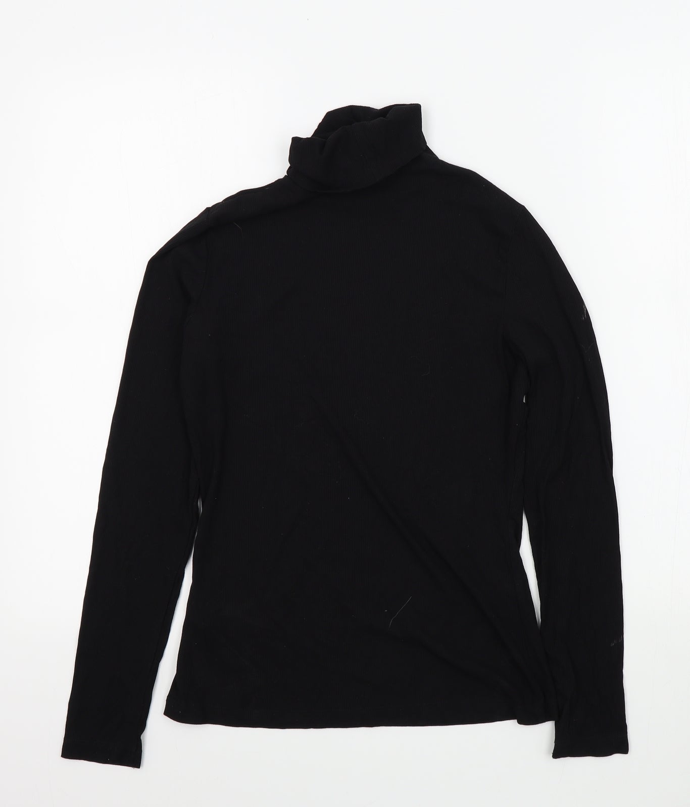 H&M Womens Black Colourblock  Basic T-Shirt Size M