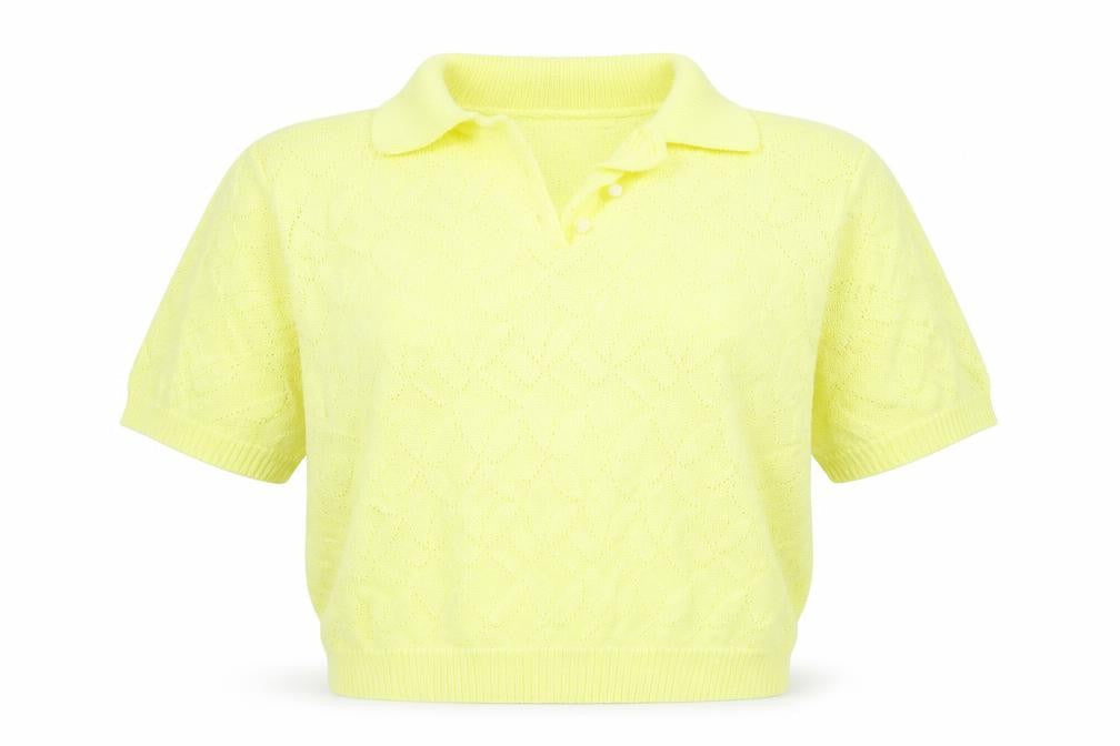 CARLYLE Womens Yellow   Pullover Jumper Size M