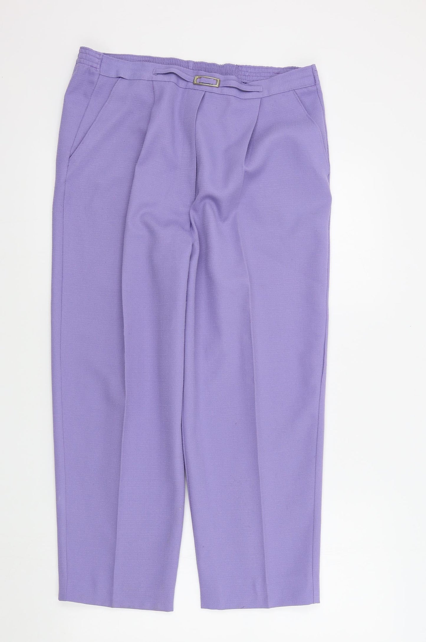 SEPARATE ISSUE Womens Purple   Trousers  Size 14 L23 in