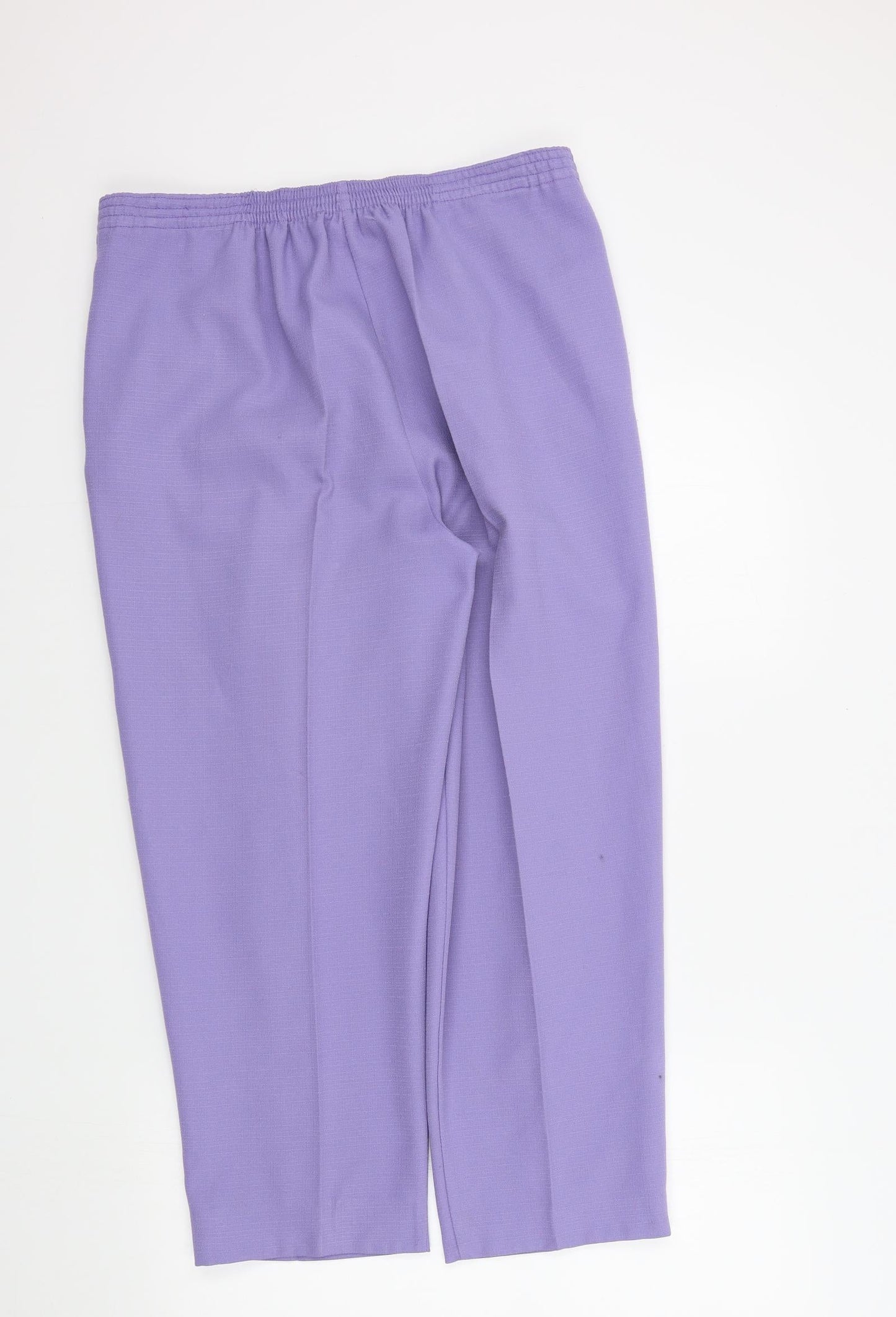 SEPARATE ISSUE Womens Purple   Trousers  Size 14 L23 in