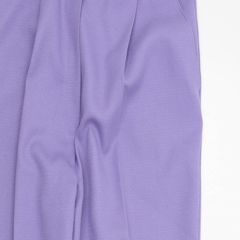 SEPARATE ISSUE Womens Purple   Trousers  Size 14 L23 in