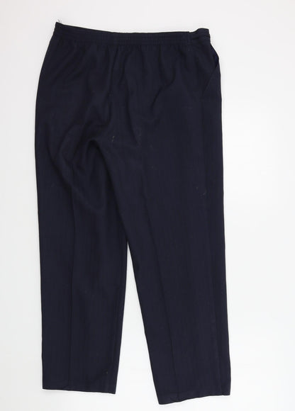 Marks & Spencer Womens Blue   Trousers  Size 12 L26 in