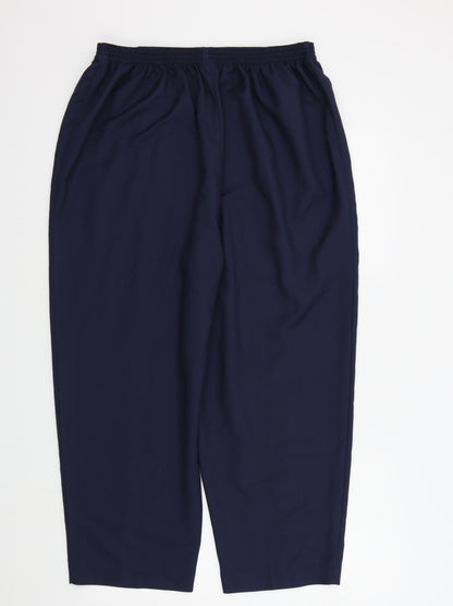 Amber Womens Blue   Trousers  Size 20 L25 in
