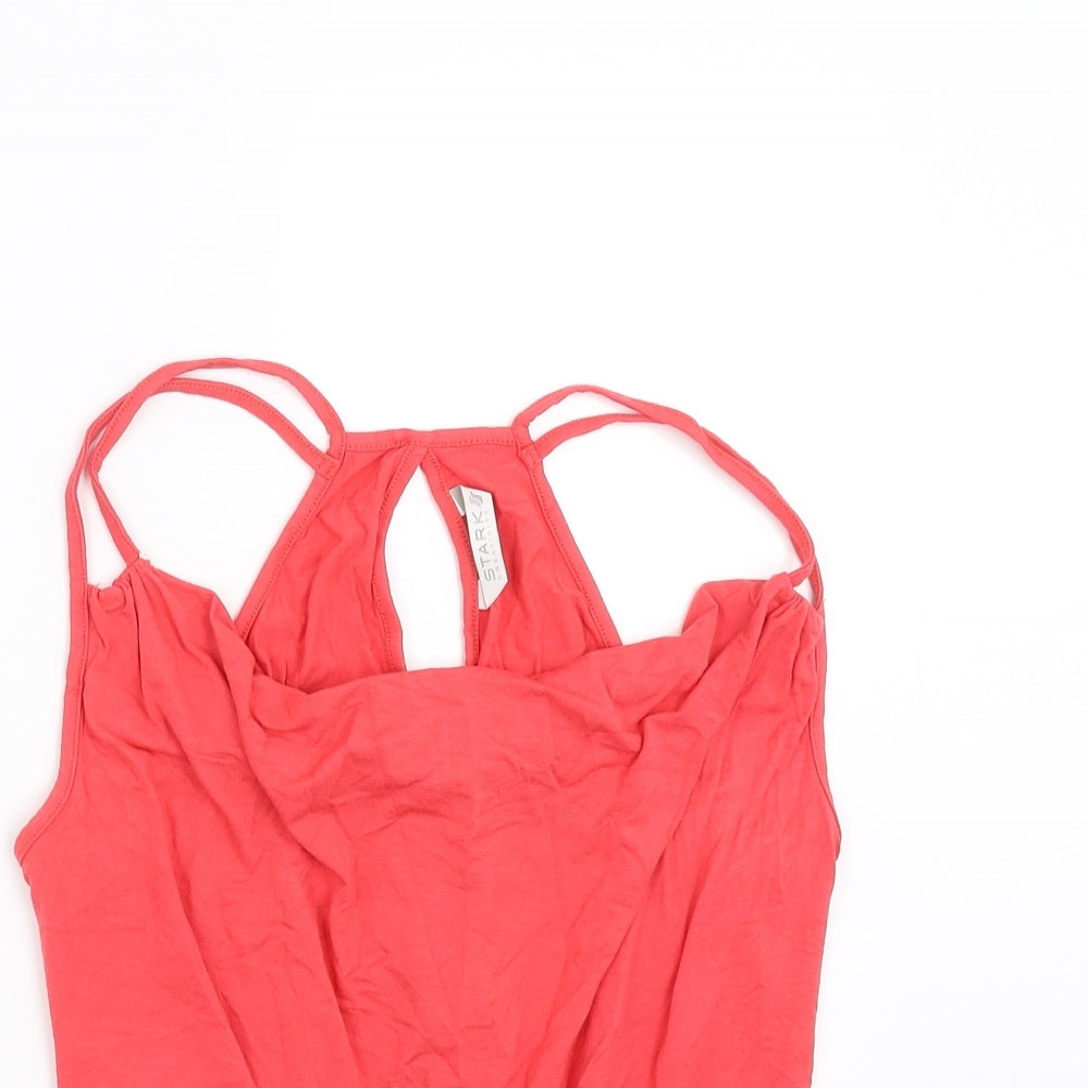 Stark Creative Womens Pink   Basic Blouse Size 8