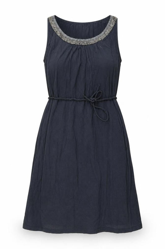 Monsoon Womens Grey   Shift  Size M  - beaded neck line