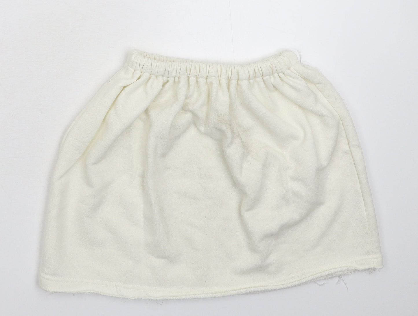 Baziic Womens White   Mini Skirt Size 26 in