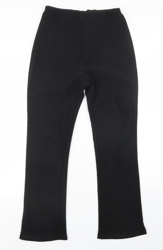 Preworn Womens Black   Trousers  Size 16 L30 in
