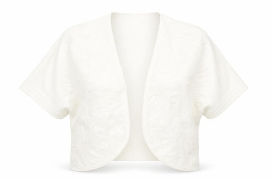Preworn Womens White  Knit Jacket Waistcoat Size L