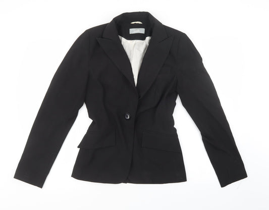 Wallis Womens Black   Jacket Blazer Size 8