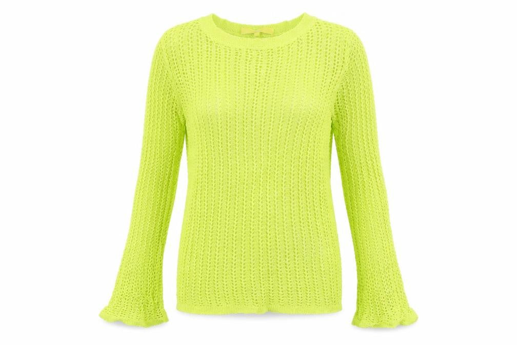 NEXT Womens Green  Knit Pullover Sweatshirt Size 6