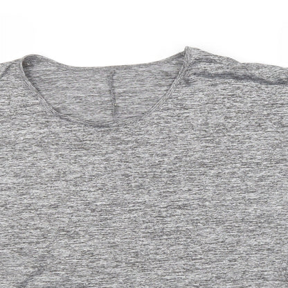Matalan Womens Grey   Cropped T-Shirt Size S