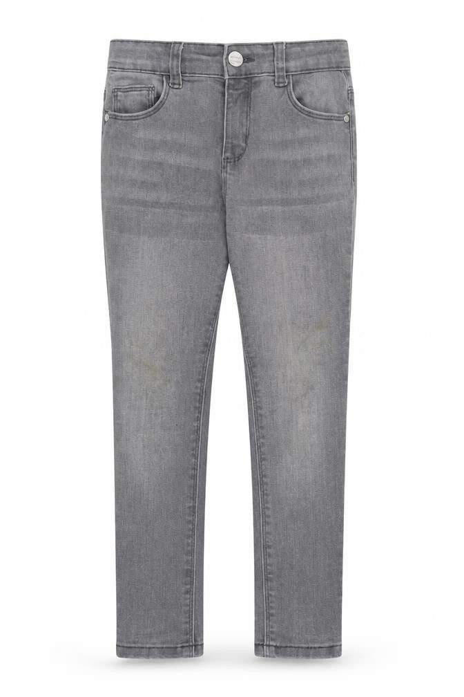 deniem co Girls Grey   Straight Jeans Size 6-7 Years - washable mark