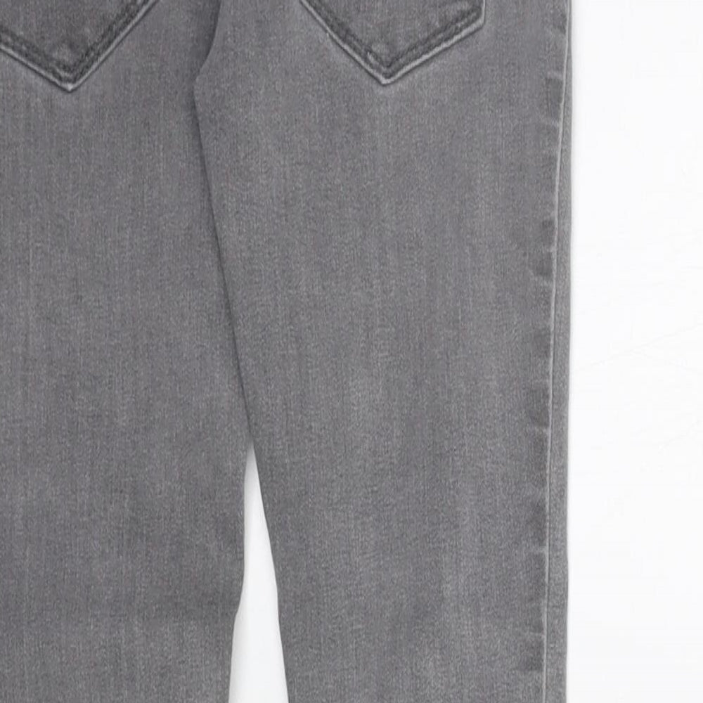 deniem co Girls Grey   Straight Jeans Size 6-7 Years - washable mark