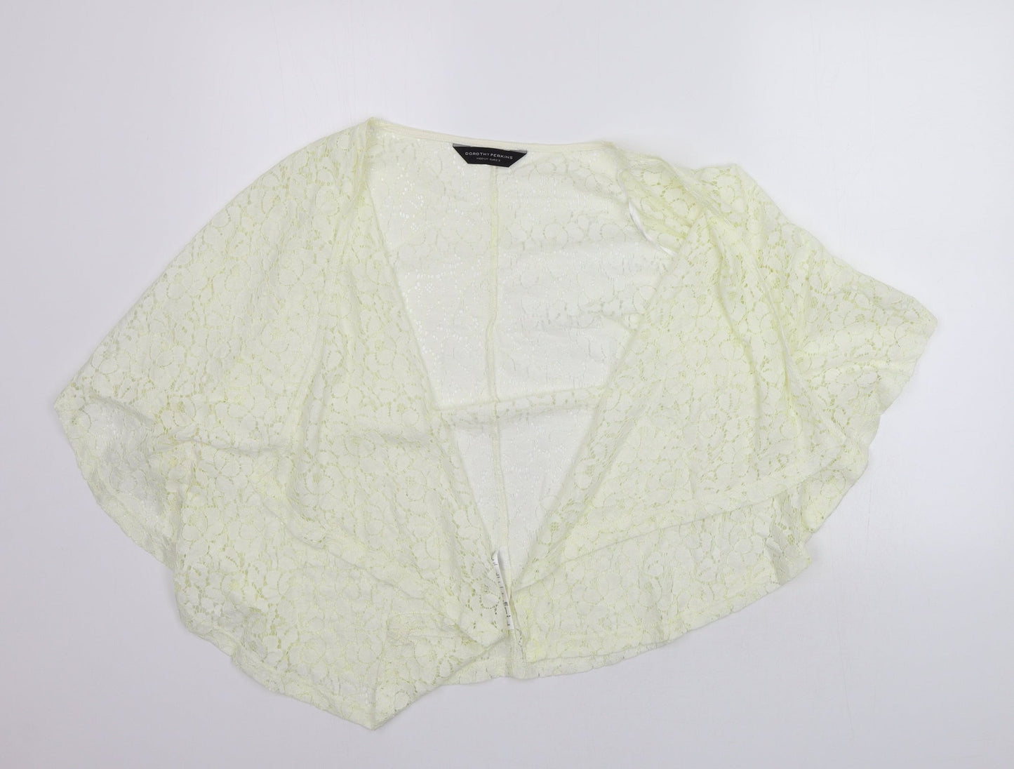 Dorothy Perkins Womens Yellow   Cardigan Jumper Size M