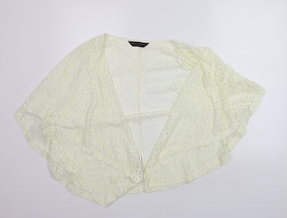 Dorothy Perkins Womens Yellow   Cardigan Jumper Size M