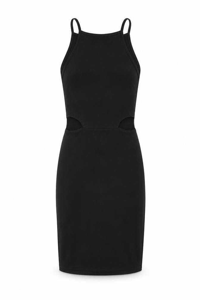 PRETTYLITTLETHING Womens Black   A-Line  Size 6