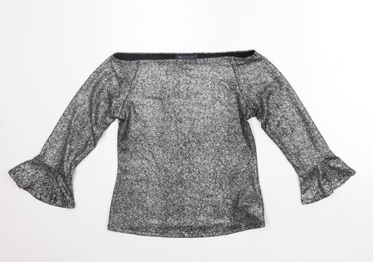 Marks and Spencer Womens Grey   Basic Blouse Size 12