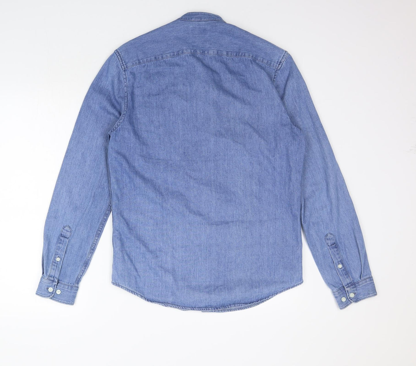 NEXT Womens Blue   Basic Button-Up Size S