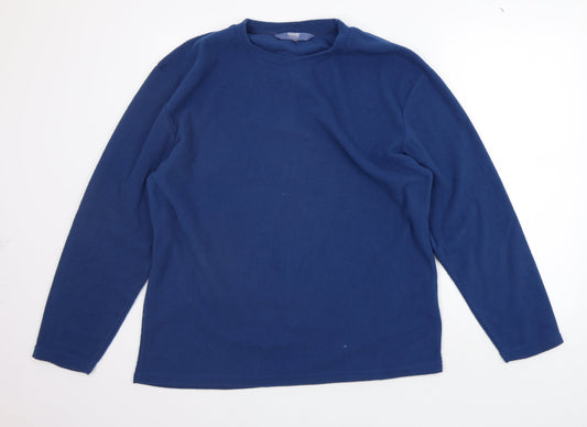 Harvey James Mens Blue   Pullover Jumper Size L