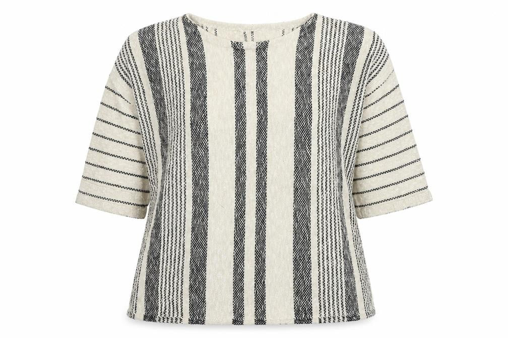 Matalan Womens Beige Striped  Pullover Jumper Size L