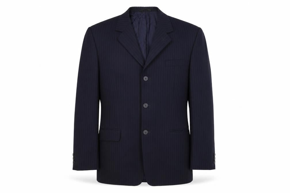 Preworn Mens Blue   Jacket Suit Jacket Size S