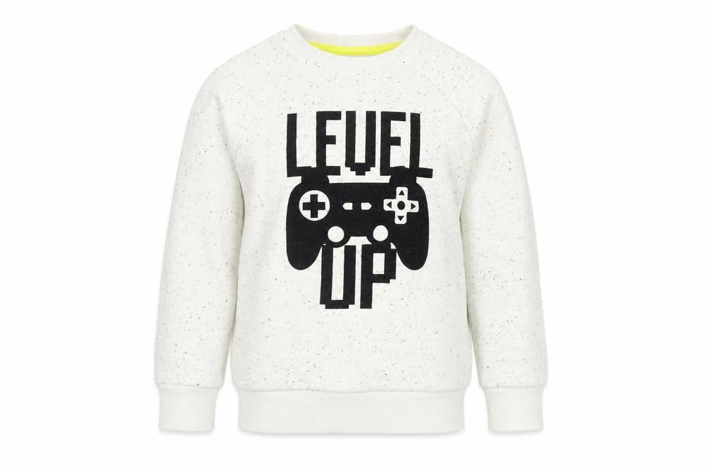 F&F Girls White   Pullover Jumper Size 6-7 Years