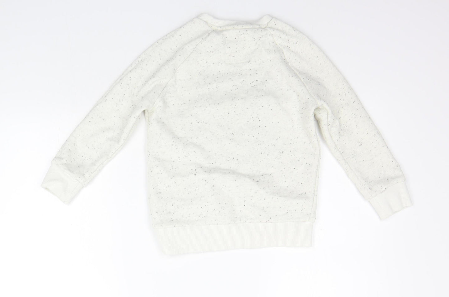 F&F Girls White   Pullover Jumper Size 6-7 Years