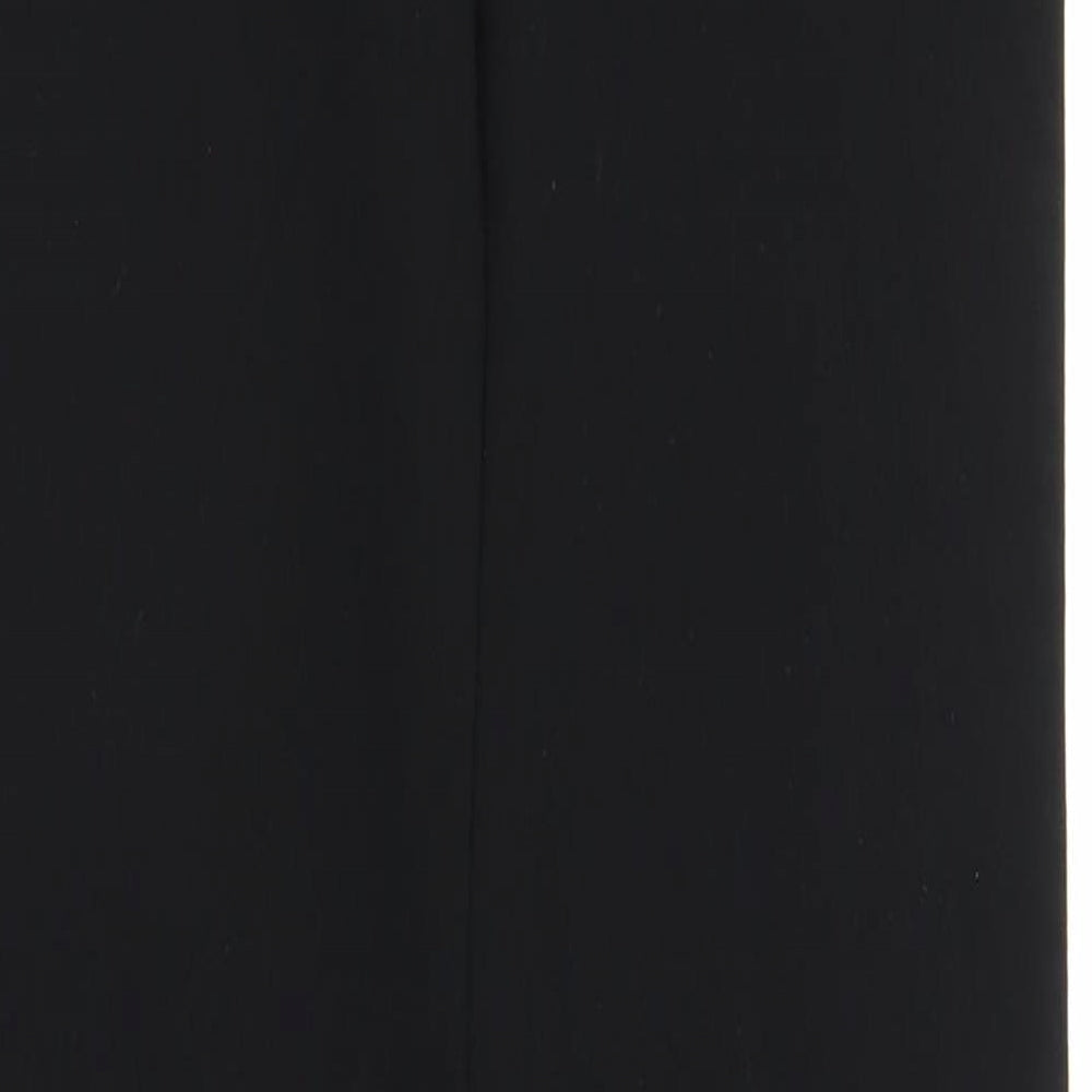 Preworn Womens Black   Carrot Trousers Size 10 L30 in