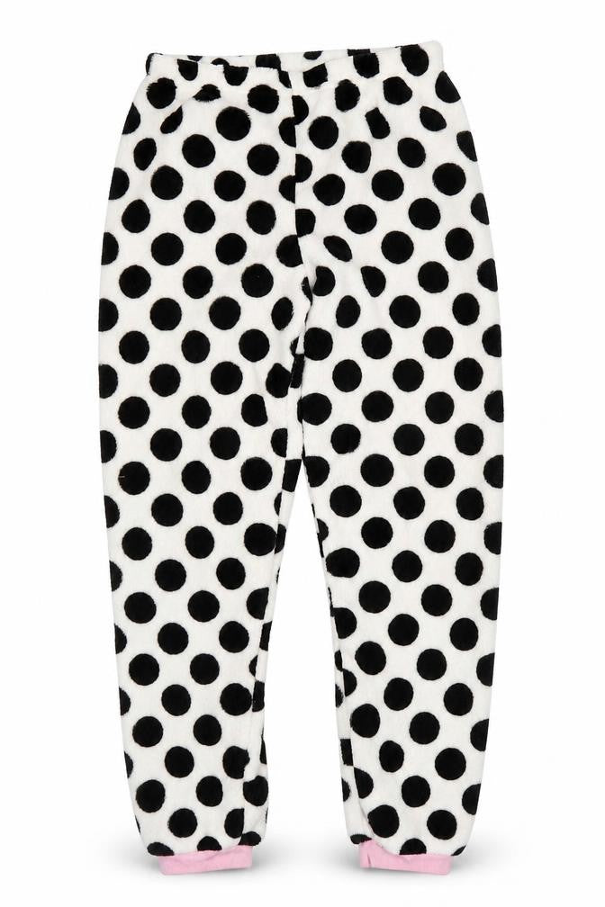 Matalan Girls White Polka Dot  Capri Pyjama Pants Size 8-9 Years