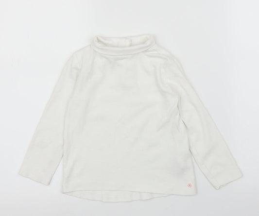 Zara Girls White   Basic T-Shirt Size 3 Years