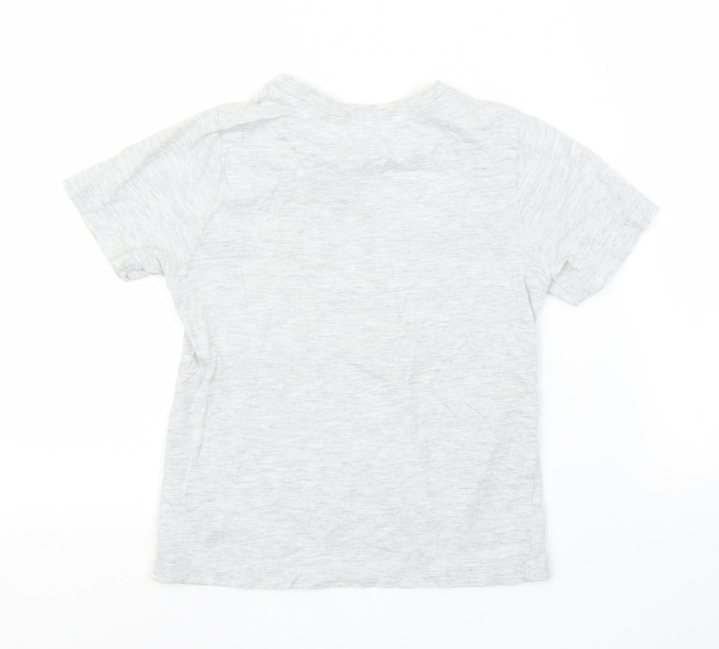 George Boys Grey   Basic T-Shirt Size 6-7 Years