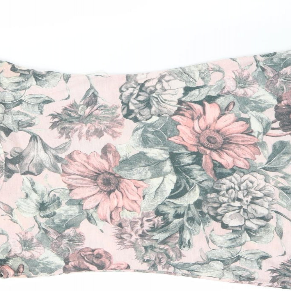 Miso Womens Pink Floral  Bodycon  Size 12