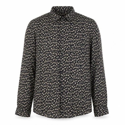 Bellfield Mens Beige Floral   Button-Up Size L