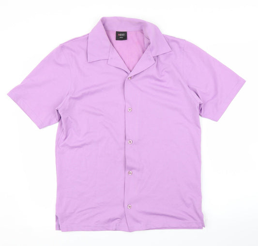 NEXT Mens Purple    Button-Up Size S