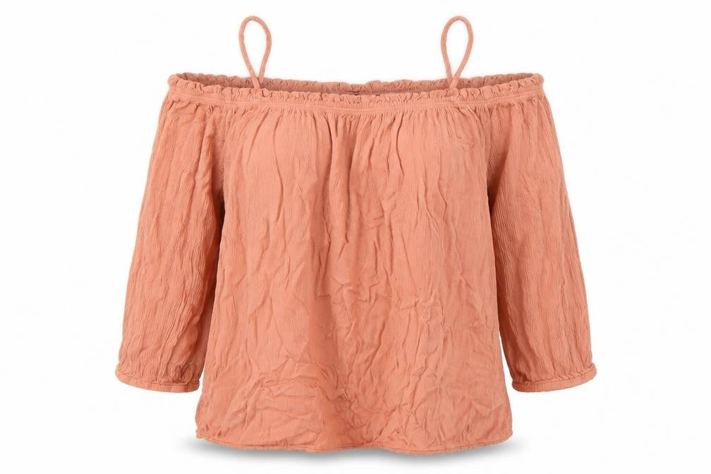 New Look Womens Orange   Basic Blouse Size 10