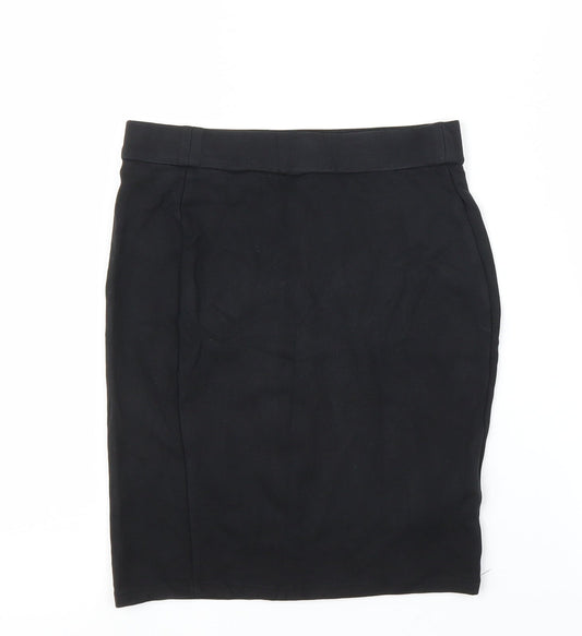 M&S Girls Black   Straight & Pencil Skirt Size 10-11 Years