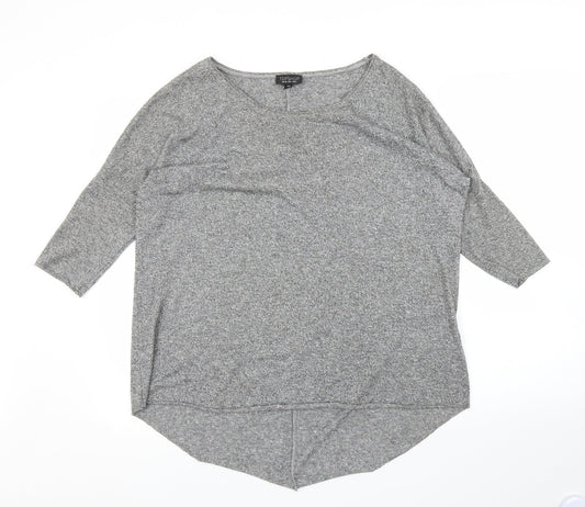 Topshop Womens Grey   Basic T-Shirt Size 10