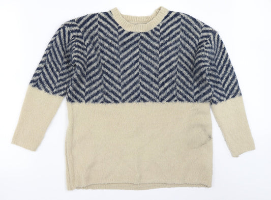 Atmosphere Womens Beige   Pullover Jumper Size 6