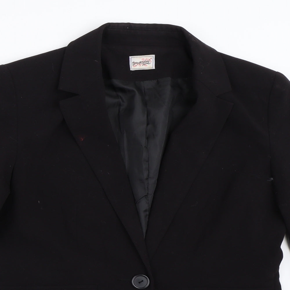 Union Boutique Womens Black   Jacket Blazer Size 12