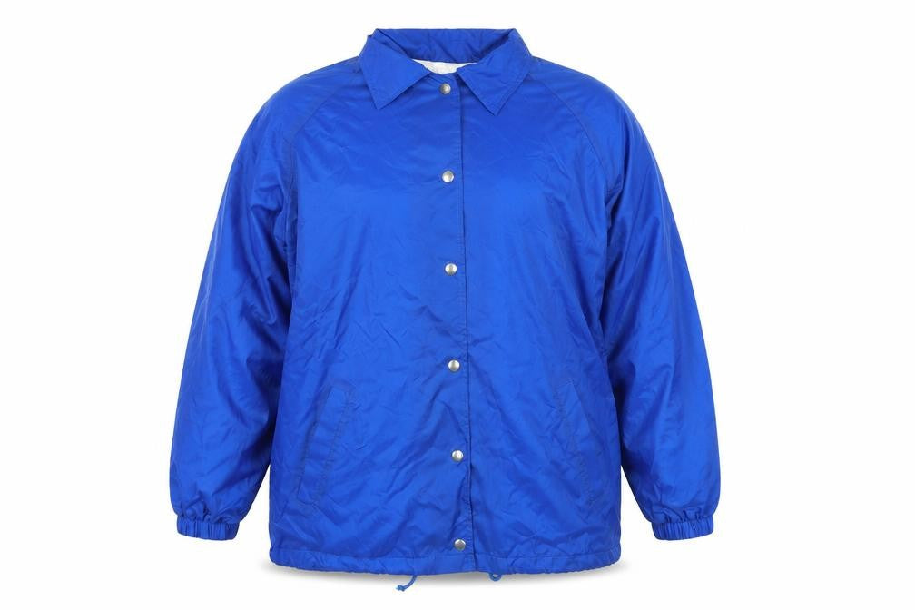 Classics Womens Blue   Windbreaker Coat Size 16