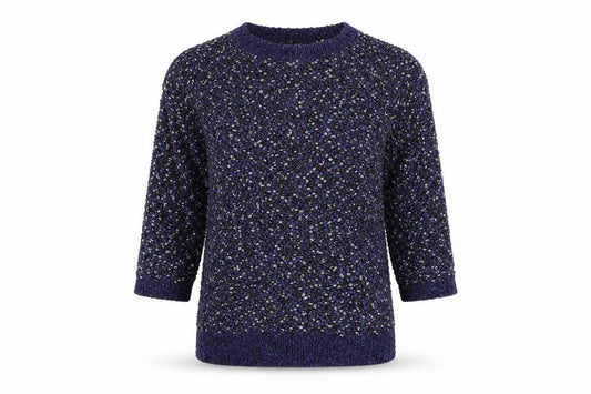 Bonmarché Womens Blue Pullover Jumper Size XS