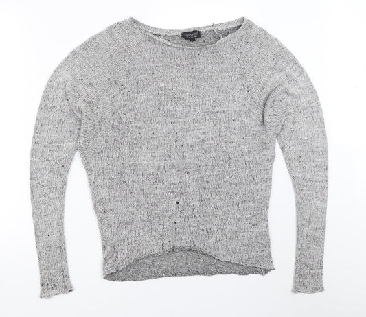 Topshop Womens Grey   Pullover Jumper Size 10