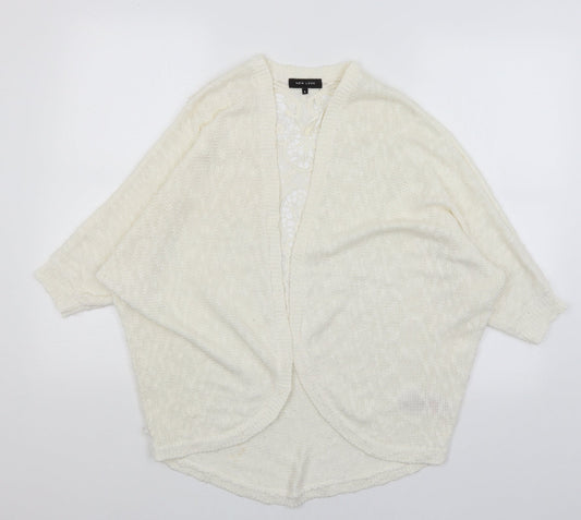 New Look Womens White   Wrap Jumper Size S