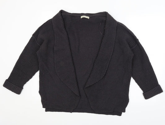 M&S Womens Black   Wrap Jumper Size 12