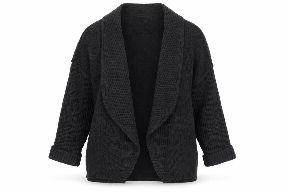Marks & Spencer Womens Black   Wrap Jumper Size 12