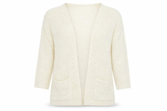H&M Womens Ivory   Wrap Jumper Size L