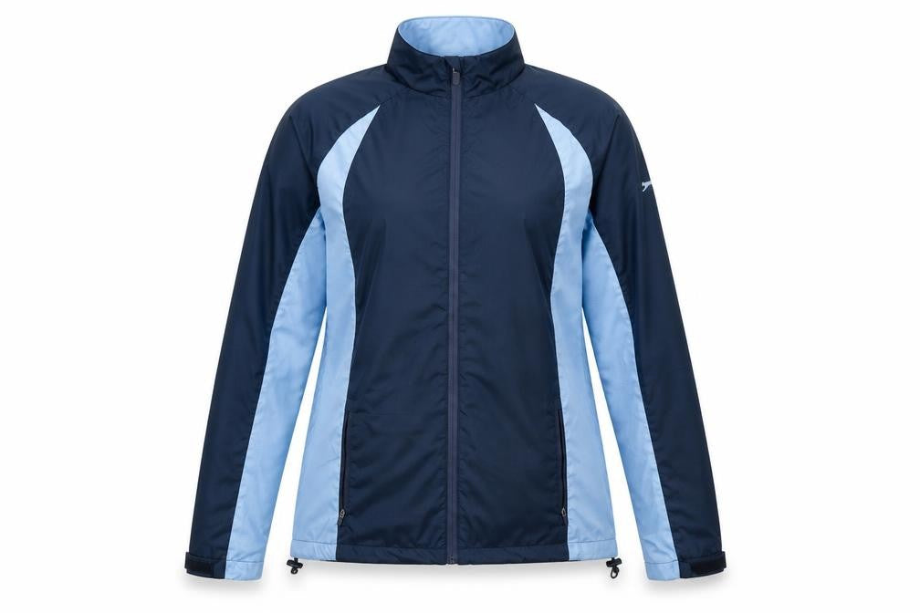 Slazenger Womens Blue   Rain Coat Coat Size M