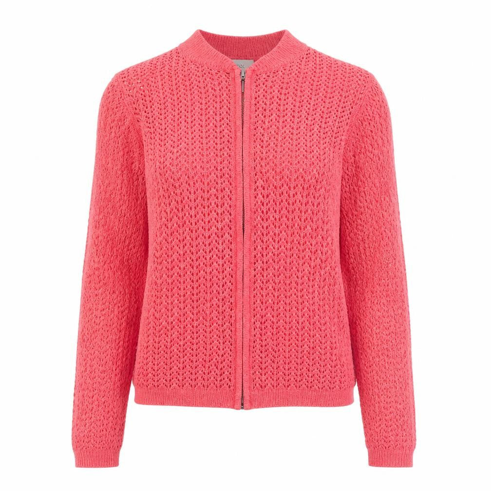 Next Womens Red   Full Zip Jumper Size 8